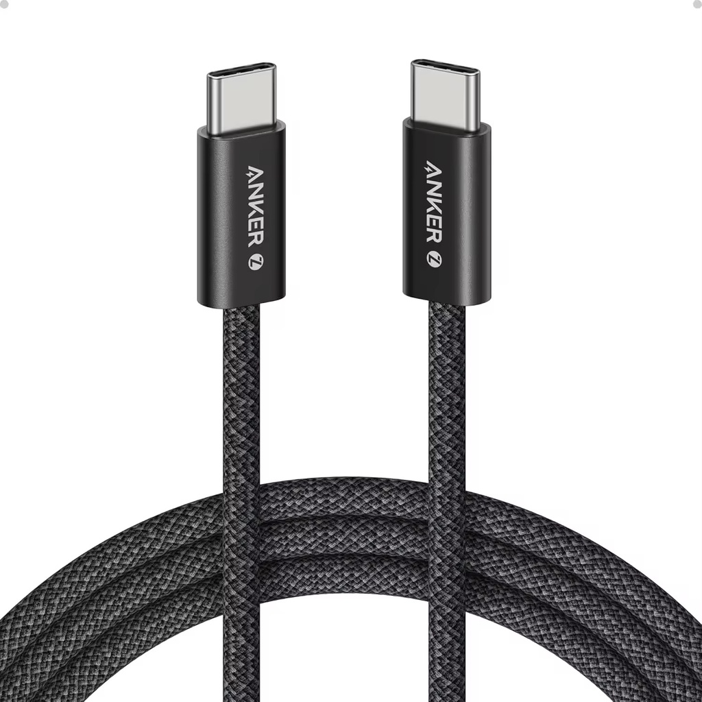 ANKER ZOLO 240 W USB C TO USB C BRAIDED CABLE